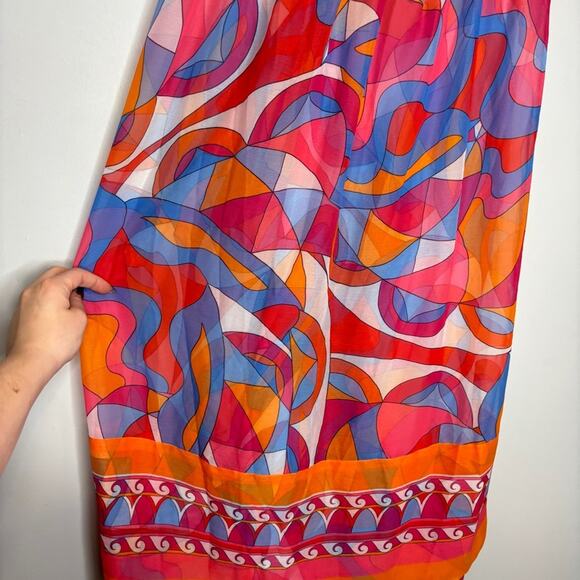 NWT Ramy Brook Iona Coverup Wrap Skirt In Retro Apricot - Picture 8 of 10